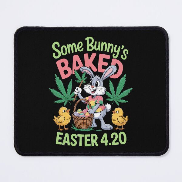 Item preview, 420 Easter Bunny Funny Weed Smoking Rabbit Cannabis designed and sold by AsteriskDatBArt.