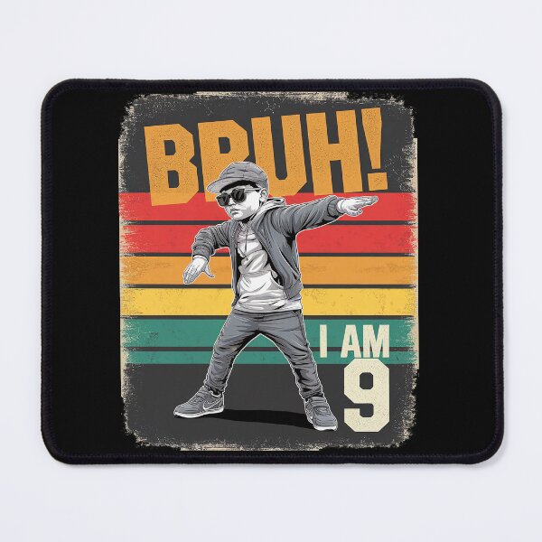 Item preview, 9 Year Old Birthday Dabbing Boy Bruh It's My 9th Birthday designed and sold by SIGORDESIGN.