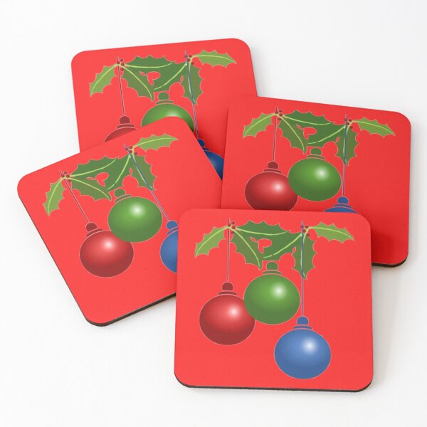Item preview, Christmas Balls with Holly designed and sold by Aqualung1971.