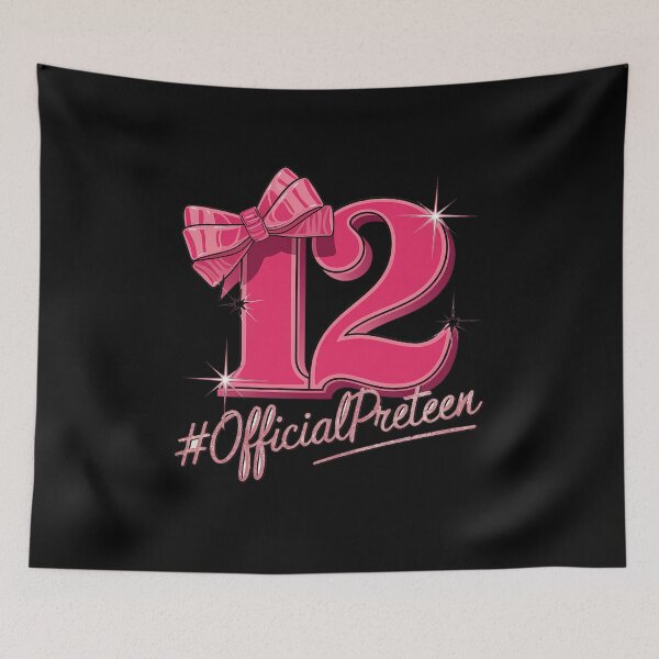 Item preview, 12 Year Old Official Pre-teen 12th Birthday Coquette Girl designed and sold by SIGORDESIGN.