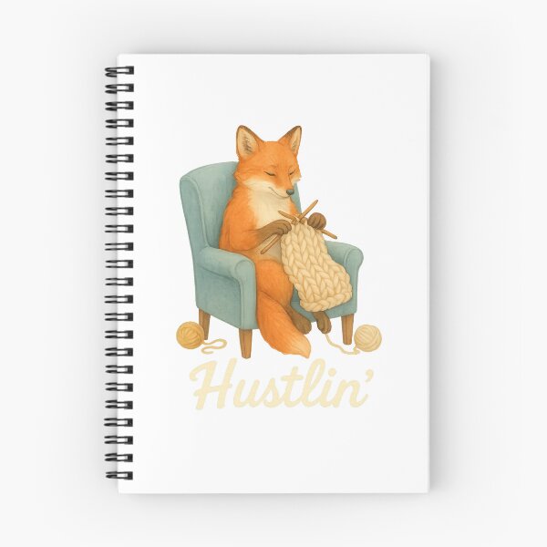 Item preview, Fox Knitter Hustlin' designed and sold by thehaywirehoney.