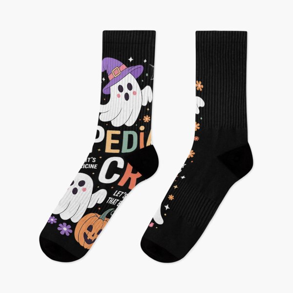 Item preview, Pediatric Crew Spooky Ghost PEDS Nurse Halloween designed and sold by skanderio.