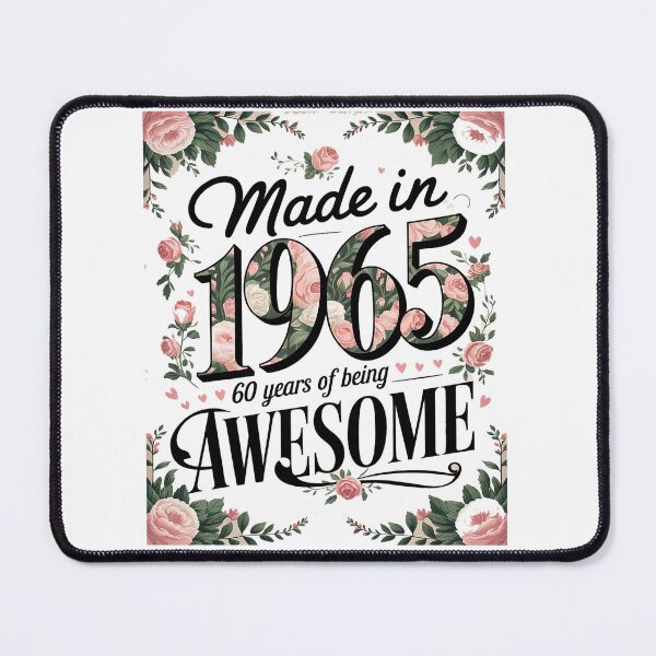 Item preview, 60 Year Old Made In 1965 Floral 60th Birthday Women designed and sold by SIGORDESIGN.