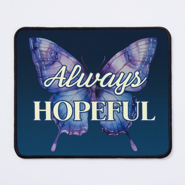Item preview, Always Hopeful Butterfly | Blue Gradient Background Art designed and sold by HopefulAddie.