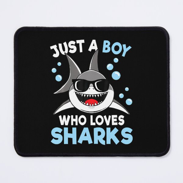 Item preview, Just A Boy Who Loves Sharks Sea Animal Shark Lover designed and sold by TommieJune.