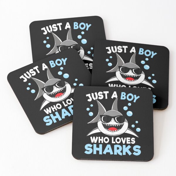 Item preview, Just A Boy Who Loves Sharks Sea Animal Shark Lover designed and sold by TommieJune.