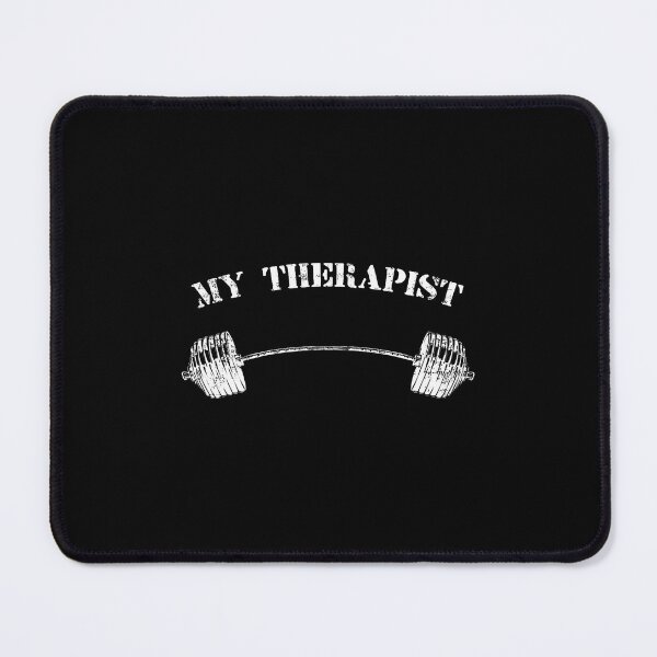 Item preview, My Therapist Funny Powerlifting Gym Humor Weightlifting designed and sold by caiknelinex.