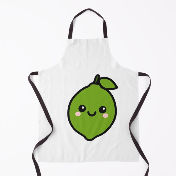 Item preview, Kawaii Lime – Cute Green Fruit Character designed and sold by SunCraftStudio.