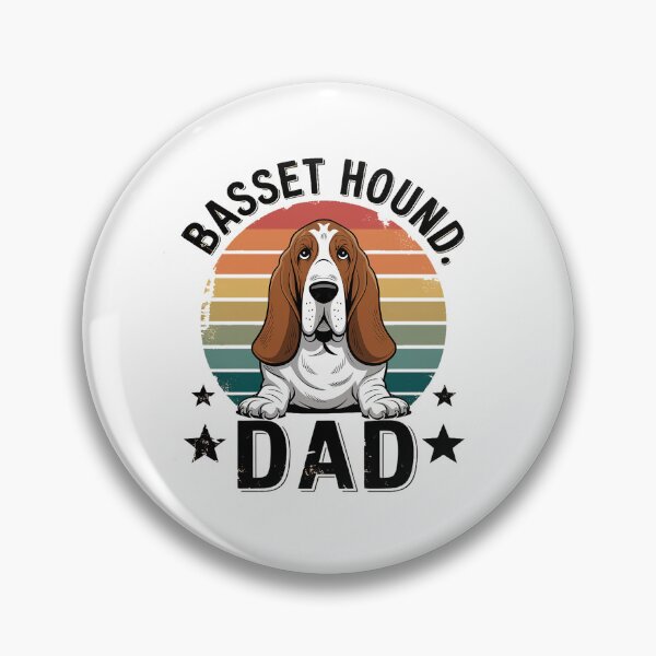 Item preview, Basset Hound Dad Father's Day Pet Dog Breed Pet Dog Lover designed and sold by SIGORDESIGN.