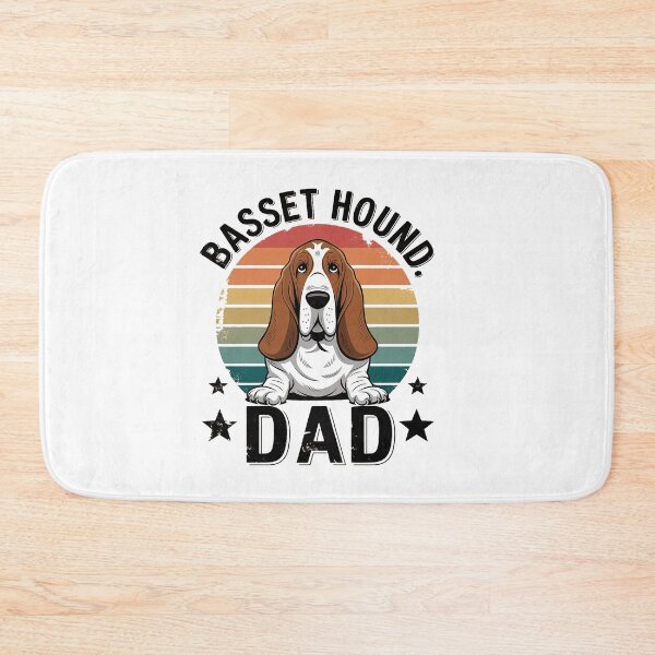 Item preview, Basset Hound Dad Father's Day Pet Dog Breed Pet Dog Lover designed and sold by SIGORDESIGN.