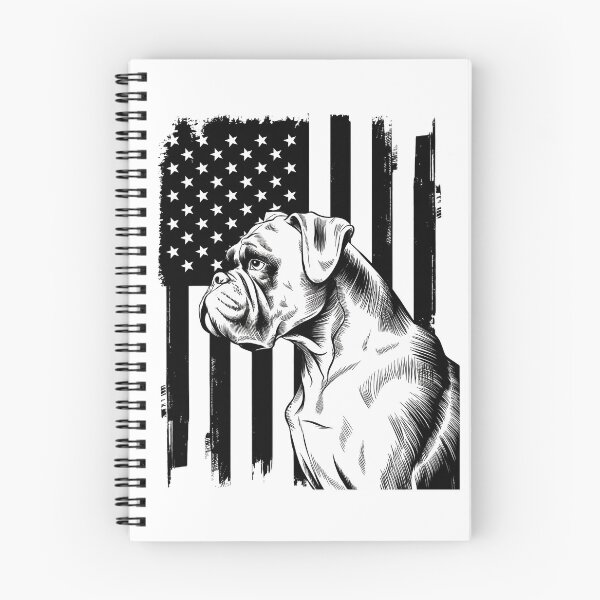 Item preview, American Flag USA Patriot Boxer dog dad designed and sold by SIGORDESIGN.