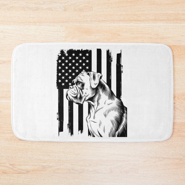 Item preview, American Flag USA Patriot Boxer dog dad designed and sold by SIGORDESIGN.
