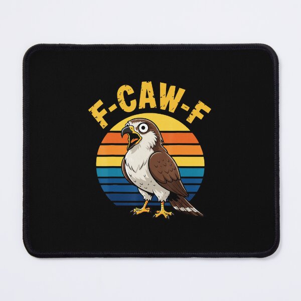Item preview, Funny Fcawf Hawk Meme Fawkf Bird Pun Retro designed and sold by tadmercado.