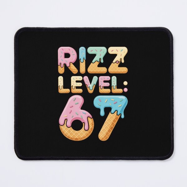 Item preview, Rizz Level 67 Meme Shirt Ice Cream Drip Meme Six Seven designed and sold by gladysenglish.