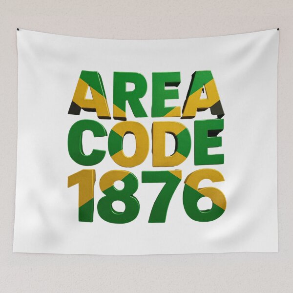 Item preview, Jamaica area code 1876 designed and sold by freshwear design.