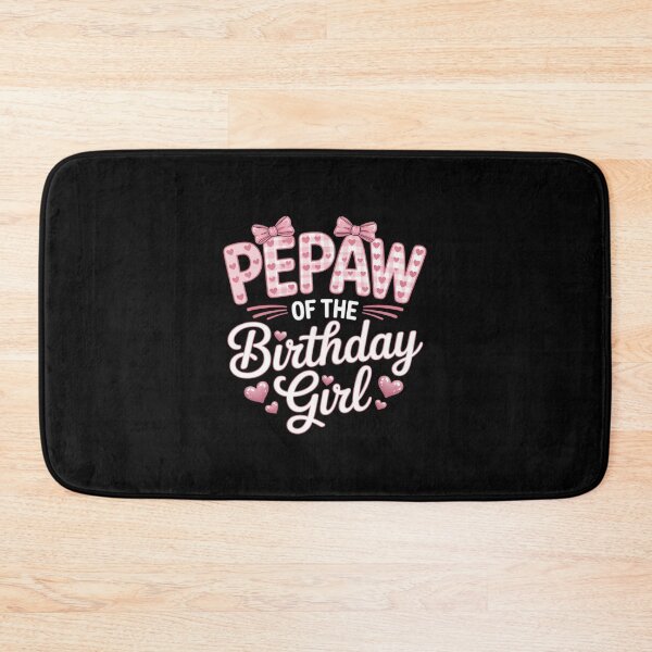 Item preview, Pepaw of The Birthday Girl Family Pink Coquette Bow designed and sold by imsamaharem.