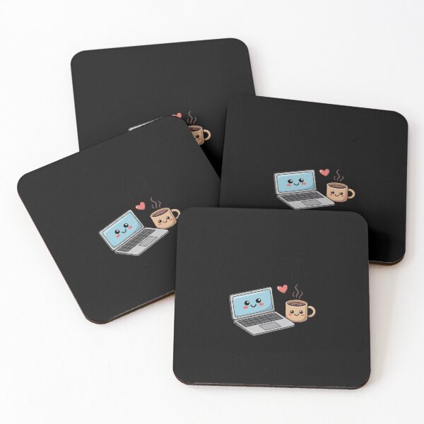 Item preview, Perfect Couple Laptop and Coffee Love designed and sold by imsamaharem.