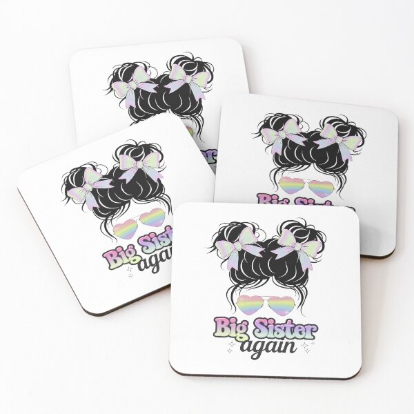 Item preview, Big Sister Again Messy Bun Big Sister Girls  designed and sold by SIGORDESIGN.