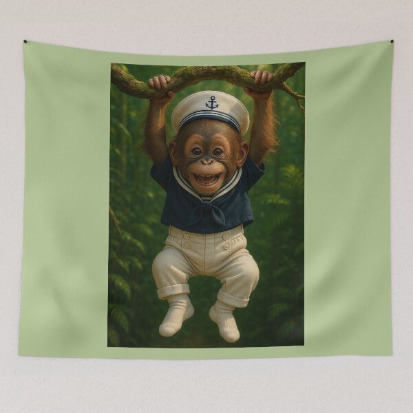Item preview, Baby Orangutan Sailor designed and sold by Tridentulus.
