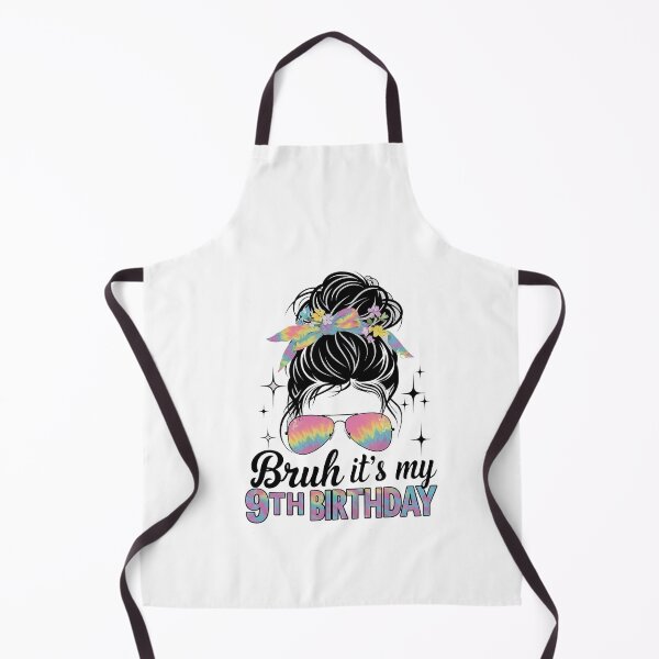 Item preview, Bruh It's My 9th Birthday 9 Year Old 9th Birthday For Girl designed and sold by SIGORDESIGN.