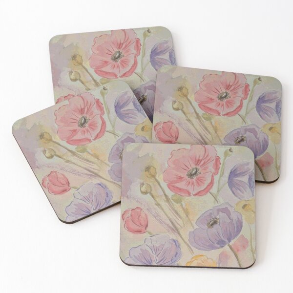 Item preview, Flowering fields, watercolor designed and sold by Production Art Manon Meilleur.