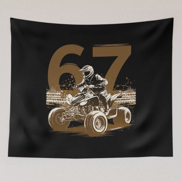 Item preview, 67 ATV Rider – Mud Racing Graphic Tee designed and sold by LashondaGreen89.