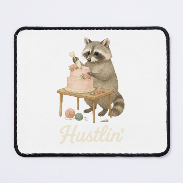 Item preview, Raccoon Baker Hustlin' designed and sold by thehaywirehoney.