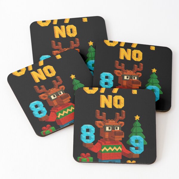 Item preview, Lego Reindeer Meme 6 7 No with 8 and 9 – Funny Math Christmas Motif for Kids & Adults designed and sold by Forty4design.
