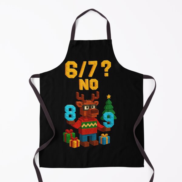Item preview, Lego Reindeer Meme 6 7 No with 8 and 9 – Funny Math Christmas Motif for Kids & Adults designed and sold by Forty4design.