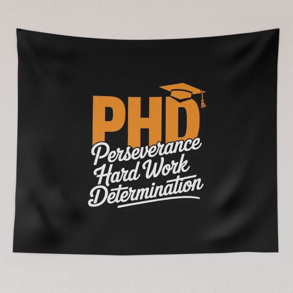 Item preview, PhD Perseverance - Graduate Doctorate Degree designed and sold by velltoons.