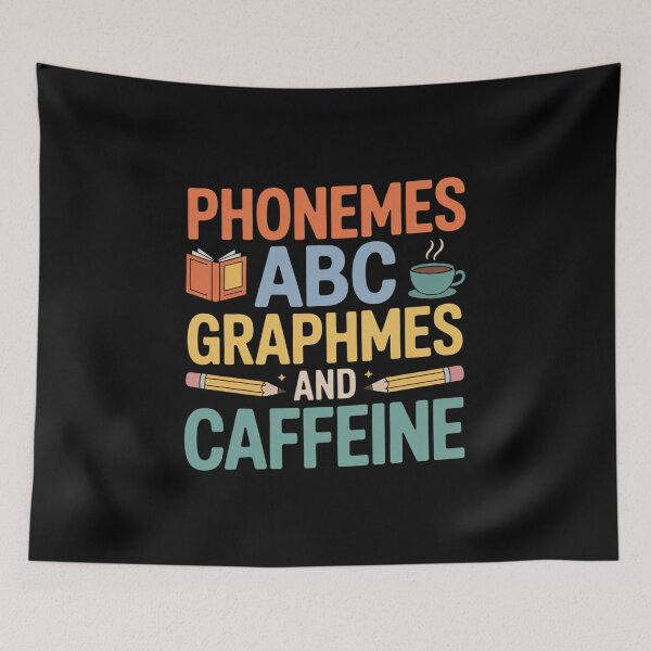 Item preview, Phonemes Graphemes and Caffeine Cool Readers Teachers designed and sold by velltoons.