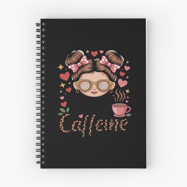 Item preview, Phonemes Graphemes and Caffeine Cute Girl Coffee Bows designed and sold by velltoons.
