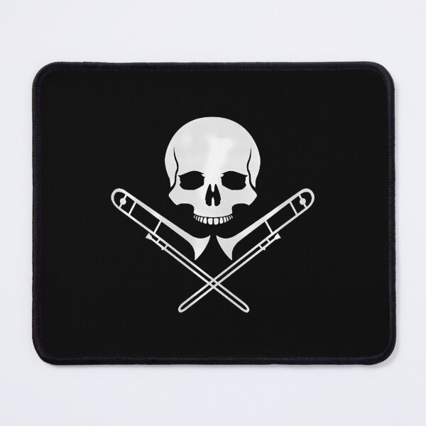 Item preview, Skull Crossbones Funny Trombone For Trombonist designed and sold by TommieJune.