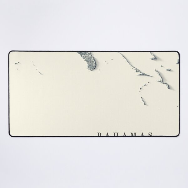 Item preview, Bahamas Shaded Relief Map 3D digitally rendered designed and sold by ThinkAboutMaps.