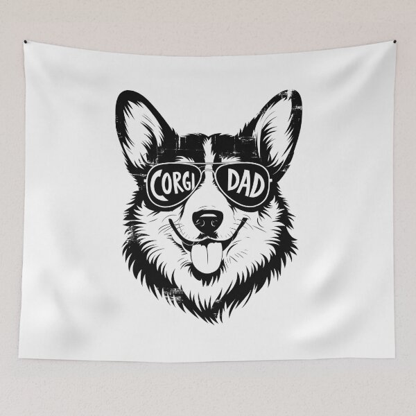 Item preview, Corgi Dad Gift Dog Owner Pet Welsh Corgi Fathers Day designed and sold by SIGORDESIGN.