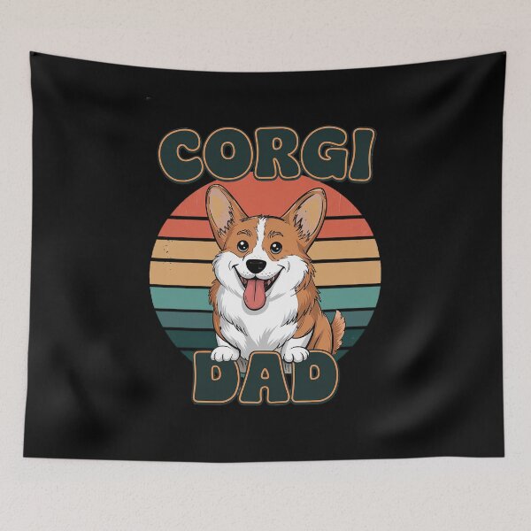 Item preview, Corgi Dad Pembroke Welsh Corgi Dog Lovers Owner Doggy designed and sold by SIGORDESIGN.