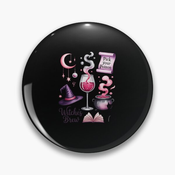 Item preview, Pick Your Poison Witches Brew Cocktail Cauldon Black Cat designed and sold by velltoons.