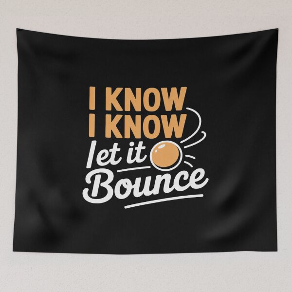 Item preview, PicklBall Paddle I Know Let It Bounce designed and sold by velltoons.