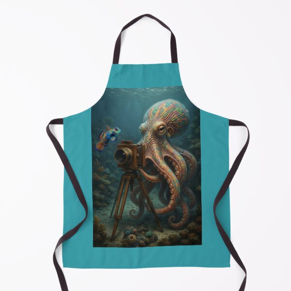 Item preview, Octopus Takes Photo of Mandarinfish designed and sold by Tridentulus.