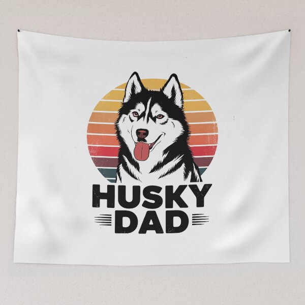 Item preview, Daddy Fathers Day Pet Husky Dad Dog Lover Siberian Husky designed and sold by SIGORDESIGN.