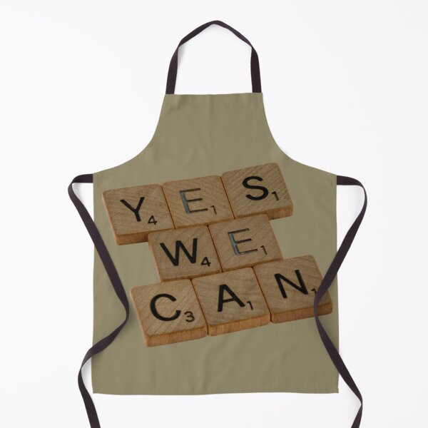 Item preview, Yes We Can — Wooden Scrabble Tiles Motivational Typography designed and sold by Afridi Art House.