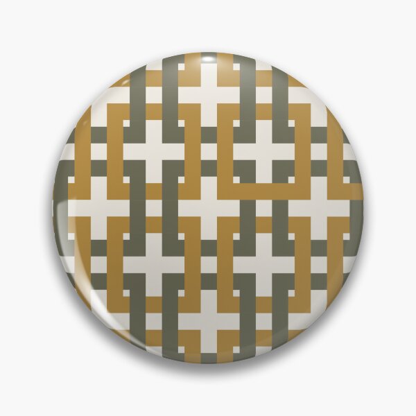 Item preview, Geometric Lattice Pattern with Interlocking Shapes designed and sold by FLATVAC STICKER.