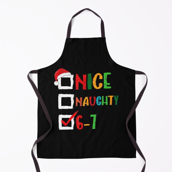 Item preview, Nice Naughty 6 7 Meme 67 Christmas Six Seven  designed and sold by JEFDodsonArt.