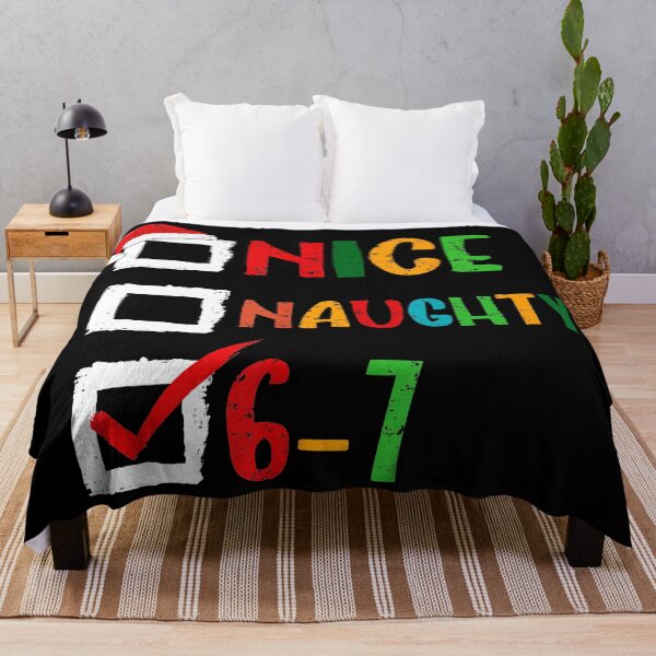 Item preview, Nice Naughty 6 7 Meme 67 Christmas Six Seven designed and sold by JEFDodsonArt.