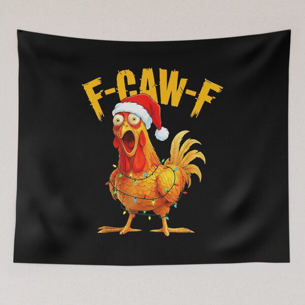 Item preview, Luz navideña divertida del gallo Fcawf con el pollo de Santa Fcawf designed and sold by tadmercado.