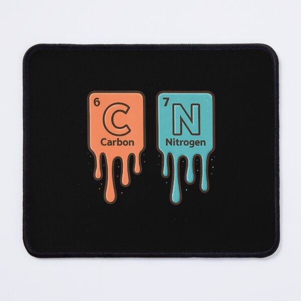 Item preview, Carbon 6 Nitrogen 7 Funny Periodic Table Science Meme designed and sold by AileighKyser.