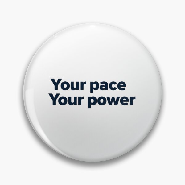 Item preview, Your Pace Your Power – Minimal USA Empowerment Quote designed and sold by Irene Catchmind.