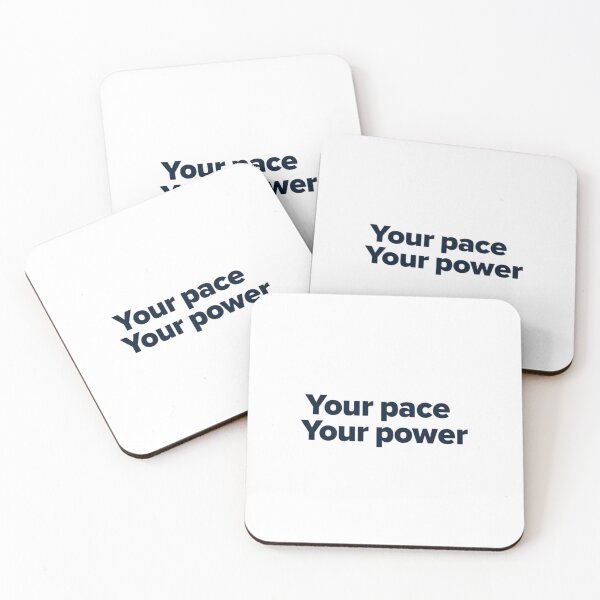 Item preview, Your Pace Your Power – Minimal USA Empowerment Quote designed and sold by Irene Catchmind.