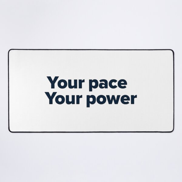 Item preview, Your Pace Your Power – Minimal USA Empowerment Quote designed and sold by Irene Catchmind.