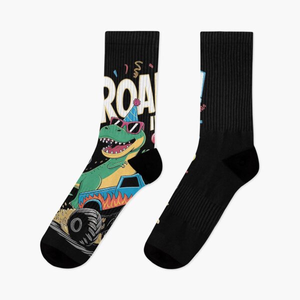Item preview, 4th Birthday T Rex Dinosaur Monster Truck Boys and Girls  designed and sold by catsdothingz.